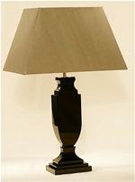 ALEXANDERS 37 CM CLEAR YORK CRYSTAL OBLONG LAMP